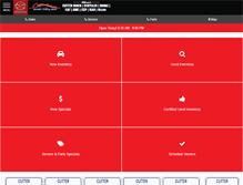 Tablet Screenshot of cutterauto.com